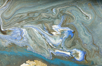 黄金大理石花纹纹理设计蓝色的和金大理石模式流体艺术黄金大理石花纹纹理设计蓝色的和金大理石模式流体艺术