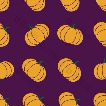 无缝的万圣节模式与普姆金没完没了的背景纹理为10月摘要秋天自然瓷砖模式无缝的万圣节模式与南瓜没完没了的背景纹理为10月摘要秋天自然瓷砖模式和紫色的和橙色