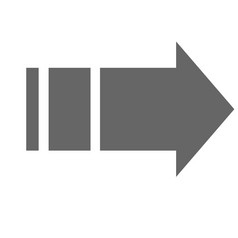 指针箭头现代平风格箭头按钮孤立的白色背景象征为网络设计网站应用程序
