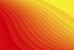 黄色的和红色的颜色梯度波摘要插图