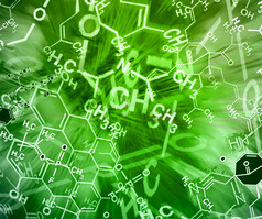 图像化学技术摘要背景科学壁纸与学校化学公式和结构