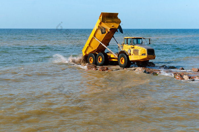 建设设备的海岸的建设防波堤沿海保护措施沿海保护措施建设设备的海岸的建设防波堤