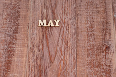 五月月模板为日历的的名字的个月木背景五月月的的名字的个月木背景模板为日历