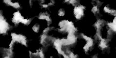 云无缝的白色孤立的黑色的背景呈现