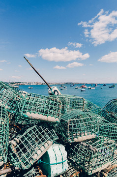 老钓鱼设备管理港口附近里斯本葡萄牙老钓鱼设备管理港口附近里斯本葡萄牙