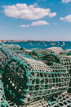 老钓鱼设备管理港口附近里斯本葡萄牙老钓鱼设备管理港口附近里斯本葡萄牙