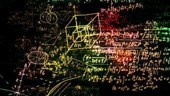 呈现摘要块数学公式那是的虚拟空间相机内部的数学公式