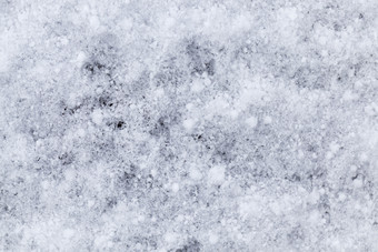 覆盖与白色雪飘表面照片特写镜头雪形成违规行为照片特写镜头小深度场白雪覆盖的表面