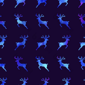 驯鹿圣诞节水彩鹿阉割过的雄鹿eamless模式蓝色的颜色手画动物驼鹿背景壁纸为点缀包装圣诞节礼物驯鹿圣诞节水彩鹿阉割过的雄鹿eamless模式蓝色的颜色手画动物驼鹿背景壁纸为点缀包装圣诞节礼物