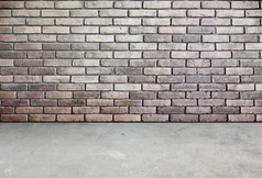 房间perspective-brick墙和水泥地面难看的东西