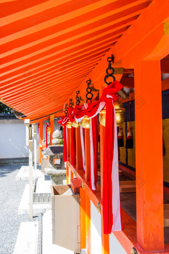 《京都议定书》日本3月日本贝尔领带与织物内部的伏见inari神社的著名的神道教神社《京都议定书》日本