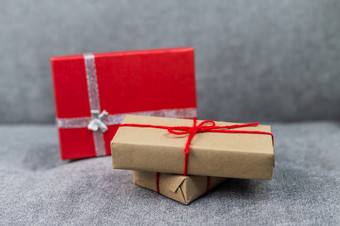 礼物盒子新一年礼物盒子圣诞节礼物盒子复制空间圣诞节来自“一年生<strong>日</strong>概念