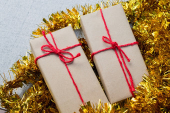 礼物盒子新一年礼物盒子圣诞节礼物盒子复制空间圣诞节来自“一年生<strong>日</strong>概念