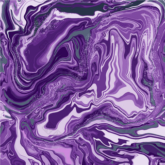 黑暗紫色的大理石纹理背景现代艺术作品<strong>油漆</strong>漩涡为壁纸横幅海报卡片邀请网站设计向量插图黑暗紫色的大理石纹理背景