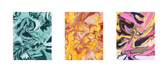 混合颜色绿色和紫色的与黄金大理石纹理背景集现代艺术作品油漆漩涡为壁纸横幅海报卡片邀请网站设计向量插图混合颜色绿色和紫色的与黄金大理石纹理背景集