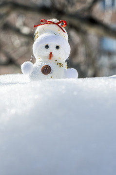 小雪人雪回来太阳光小雪人雪