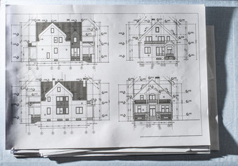首页设计蓝图草图房子<strong>项目</strong>建设背景技术建筑<strong>项目</strong>房子计划许多论文的架构师桌子上