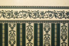 古董观赏绿色模式壁纸维多利亚时代风格背景自然真实的光