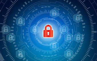 网络安全数据<strong>保护</strong>业务技术隐私概念圆和技术背景摘要技术概念背景