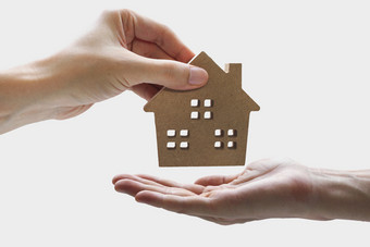 手持有模型房子抵押贷款贷款财产为概念与复制空间