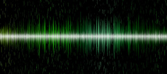 绿色声音波背景黑色的背景为音乐技术和声音项目绿色声音波背景黑色的背景为技术和声音项目