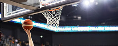 全景scring篮球游戏体育和竞争背景