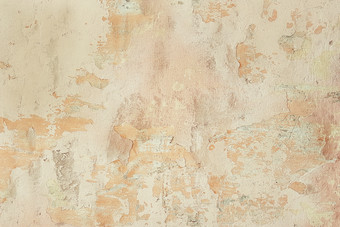 古董表面老破旧的墙与下降从石膏<strong>浅褐色</strong>阴影背景纹理
