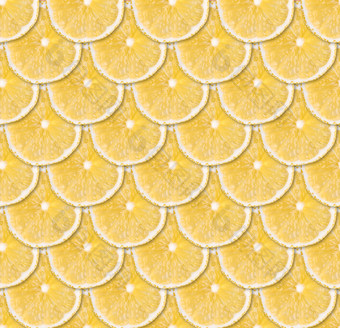 新鲜的黄色的柠檬片无缝的模式关闭柑橘类水果背景工作室摄影背景新鲜的黄色的柠檬片无缝的模式关闭工作室摄影