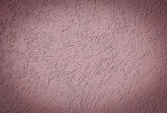 褪了色的粉红色的变形水泥混凝土墙背景与黑暗的角落深焦点模拟模板为现代设计