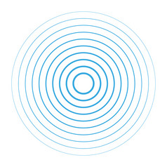 声音波背景广播站信号向量插图