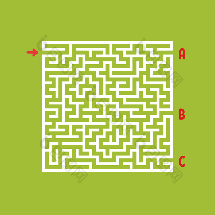 彩色的广场迷宫孩子们工作表活动页面游戏谜题为孩子们找到的正确的路径迷宫难题向量插图彩色的广场迷宫孩子们工作表活动页面游戏谜题为孩子们找到的正确的路径迷宫难题向量插图