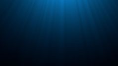 深蓝色的海底与阳光雷通过在表面涟漪波背景黑暗场景下蓝色的太阳梁摘要海洋和水生插图