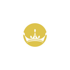 皇冠标志模板向量图标插图设计