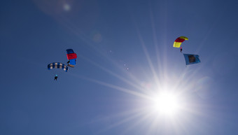 滑翔伞苍蝇滑翔伞的天空跳伞滑翔伞苍蝇滑翔伞的天空跳伞