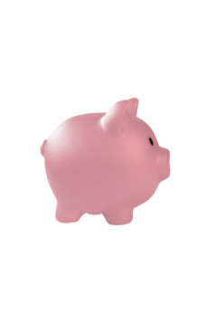 粉红色的小猪银行孤立的白色背景储蓄钱金融业务概念空间为文本复制空间粉红色的小猪银行孤立的白色背景储蓄钱金融业务概念空间为文本