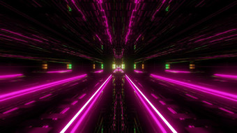 美丽的未来主义的科幻空间船隧道背景插图呈现未来主义的现代明星船机库走廊壁纸美丽的未来主义的科幻空间船隧道背景插图呈现
