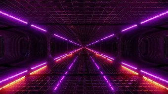 未来主义的<strong>幻想</strong>科幻线框隧道建筑呈现壁纸背景设计未来科幻线框走廊与不错的发光的灯未来主义的<strong>幻想</strong>科幻线框隧道建筑呈现壁纸背景设计