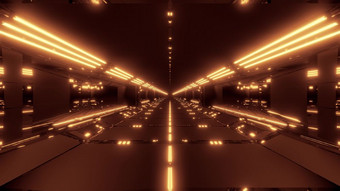 未来主义的科幻隧道走廊与光中风和反射呈现背景壁纸没完没了的未来建筑与发光灯插图未来主义的科幻隧道走廊与光中风和反射呈现背景壁纸