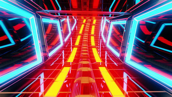 未来主义的发光的科幻科幻小说玻璃隧道插图背景壁纸现代科幻玻璃romm呈现设计未来主义的发光的科幻科幻小说玻璃隧道插图背景壁纸