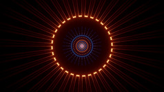 发光的反射光雷隧道呃插图背景神秘的巨大的入口门户网站的未来呃插图背景