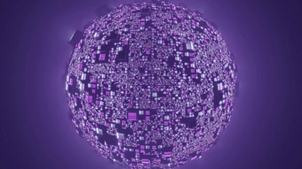 摘要插图球代表高科技地球使多维数据集紫色的呃背景插图与全球使多维数据集呃