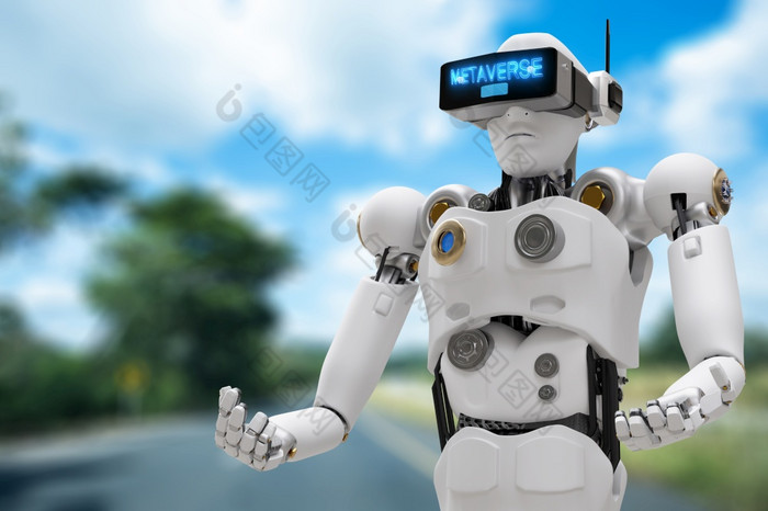 机器人社区元宇宙为化身现实游戏虚拟现实人区块链连接技术投资业务生活方式技术