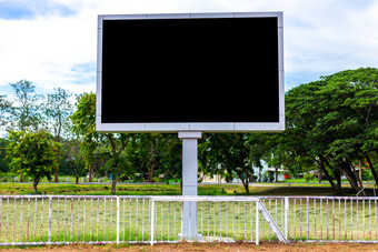 数字空白记分板足球体育场与运行跟踪体育运动体育场户外广告广告牌领导空黑色的屏幕数字