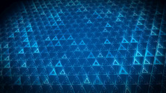 三角形设计未来技术数字几何摘要背景概念