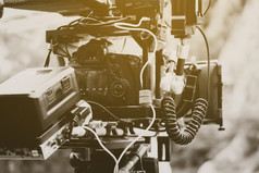 电影行业拍摄与专业相机背景