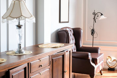 图像经典椅子风格与家具奢侈品卧室室内设计和装饰