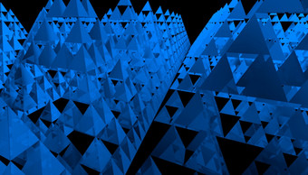 蓝色的sierpinski三角形纹理黑色的背景分形与的<strong>整体</strong>形状等边三角形三角形细分递归地成小等边三角形三角形插图sierpinski三角形纹理黑色的背景分形与的<strong>整体</strong>形状等边三角形三角形细分递归地成小等