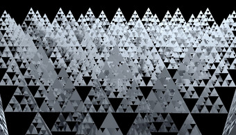 灰色的sierpinski三角形纹理黑色的背景分形与的<strong>整体</strong>形状等边三角形三角形细分递归地成小等边三角形三角形插图sierpinski三角形纹理黑色的背景分形与的<strong>整体</strong>形状等边三角形三角形细分递归地成小等