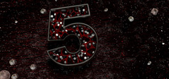 数量厚信与有机红色的结构和白色球内部黑色的石头背景与纹理红色的行和玻璃球体插图数量厚信与有机红色的结构内部背景黑色的石头与纹理红色的行和玻璃球体插图