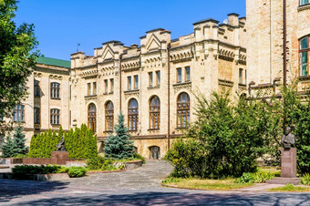 视图楼梯建筑的poytechnique研究所基辅乌克兰